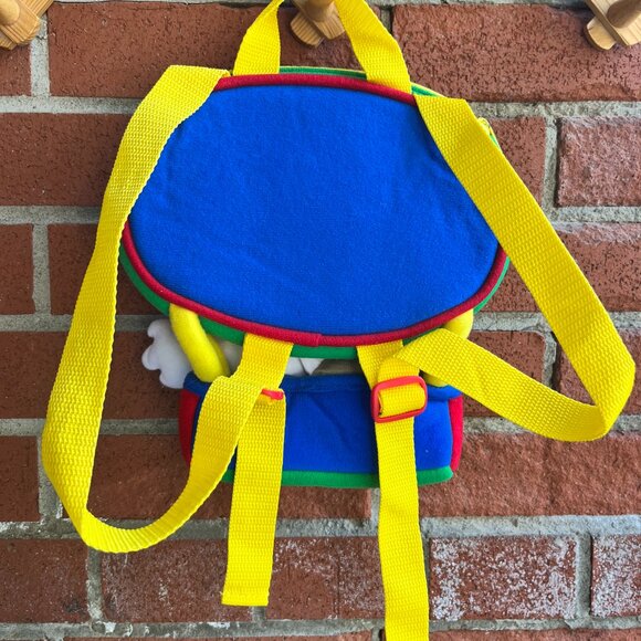 Vintage Mini Cathay Pacific Colour-block Primary Colours Toddler Backpack - Picture 3 of 4
